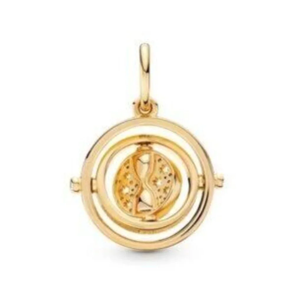 Pandora Harry Potter, Spinning Time Turner Pendant, Gold-Plated